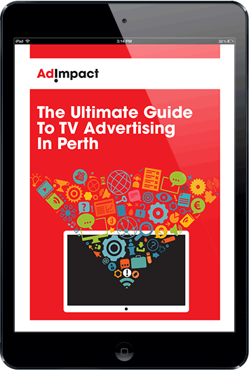 eBook on iPad The Ultimate Guide to TV Advertising in Perth