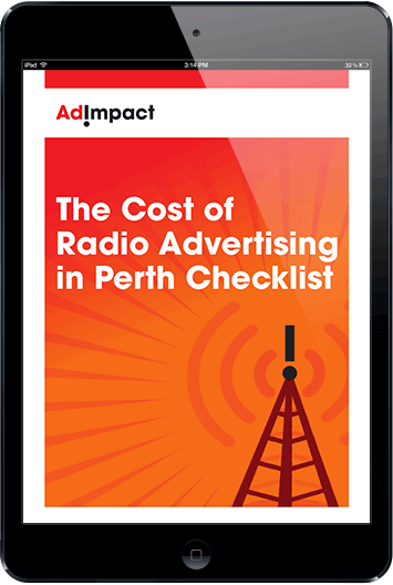 eBook on iPad The Cost of Radio Advertising in Perth